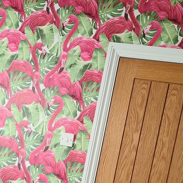 leaf pattern wallpaer